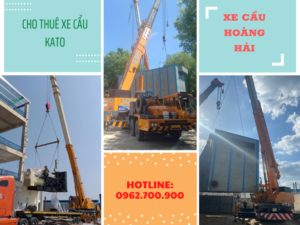 Thuê xe cẩu kato 35 tấn Bình Dương