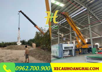Thuê xe cẩu Kato 100 tấn tại Thuận An
